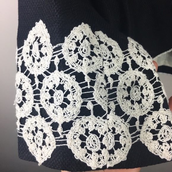 Robert Rodriguez black linen embroidered blazer - Picture 6 of 9